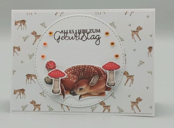 Für Tierfreunde: Eine liebevolle Geburtstagskarte